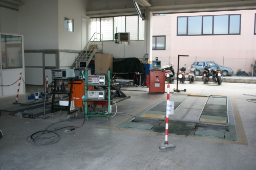 Linea di revisione autoveicoli