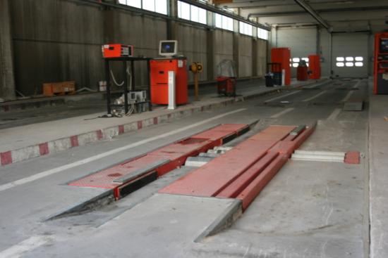 Linea di revisione motoveicoli